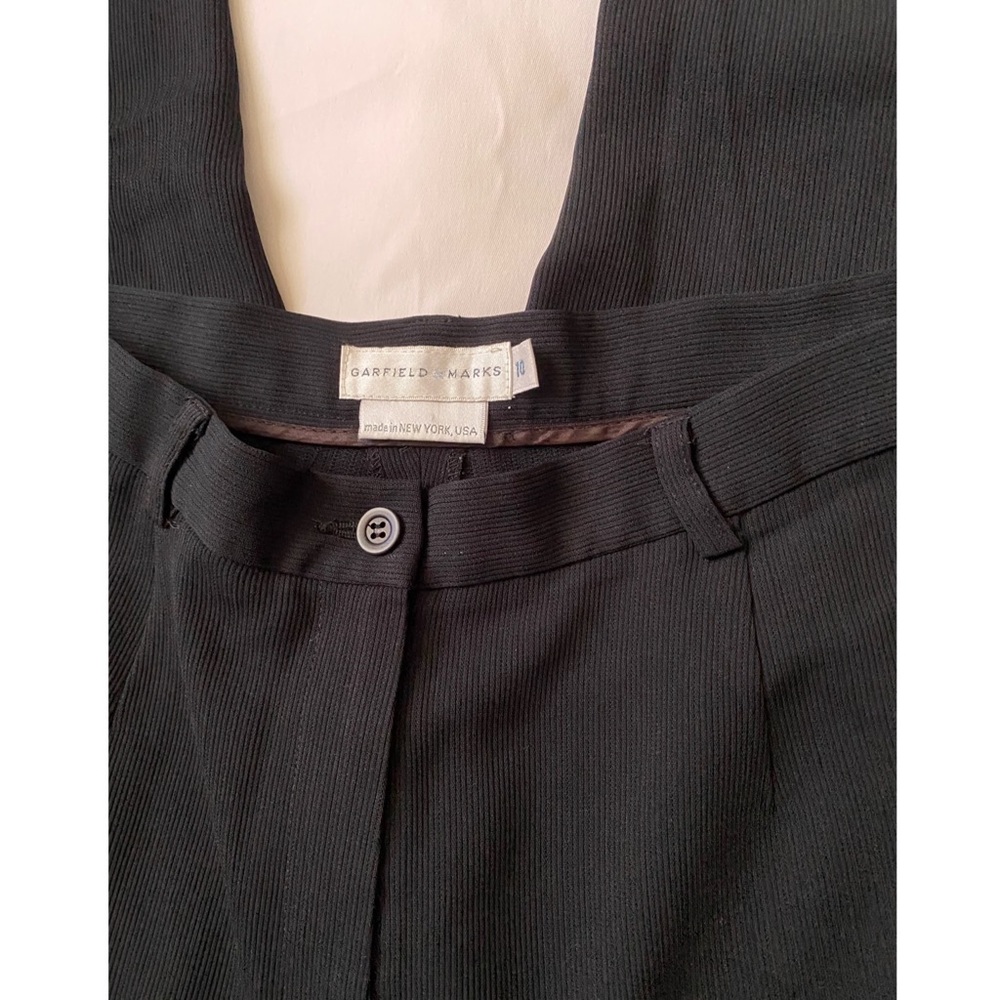 Vintage high waisted ribbed trousers by Garfield & Marks